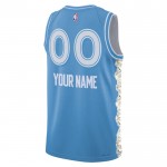 Maillot NBA Cleveland Cavaliers Personnalisable Nike 2024-25 City Edition Bleu Swingman - Homme